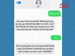 Cách Huỷ Gói D10 Mobifone